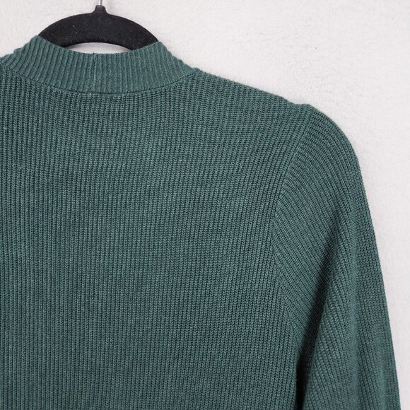 Torrid Sweater Womens 0 Large Green Cardigan Long Line Open Front Lightweight - Picture 12 of 12